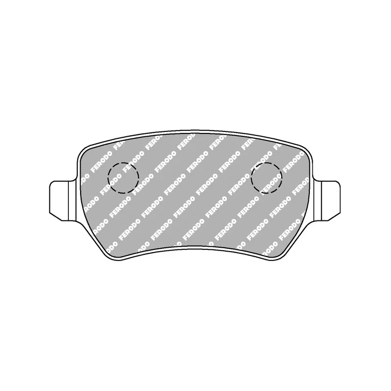 Jeu de 4 plaquettes de frein arrière FERODO RACING FCP1521H