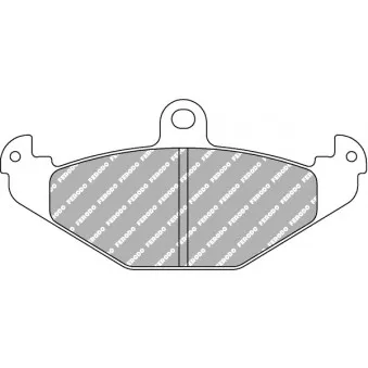 Jeu de 4 plaquettes de frein arrière FERODO RACING FCP1560R