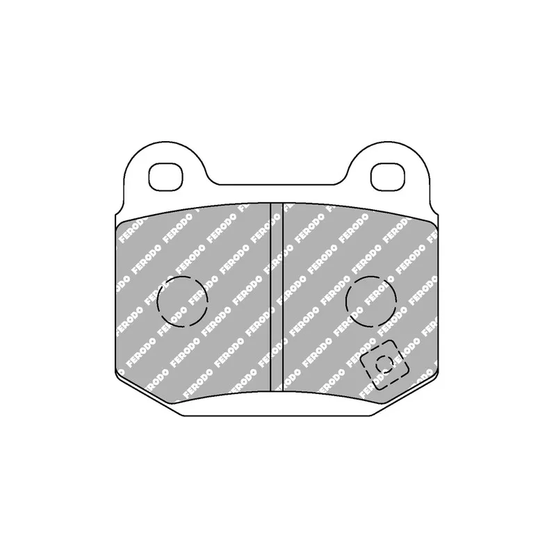 Jeu de 4 plaquettes de frein avant FERODO RACING FCP1562R