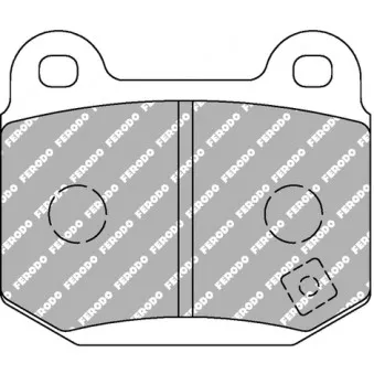 Jeu de 4 plaquettes de frein avant FERODO RACING FCP1562Z
