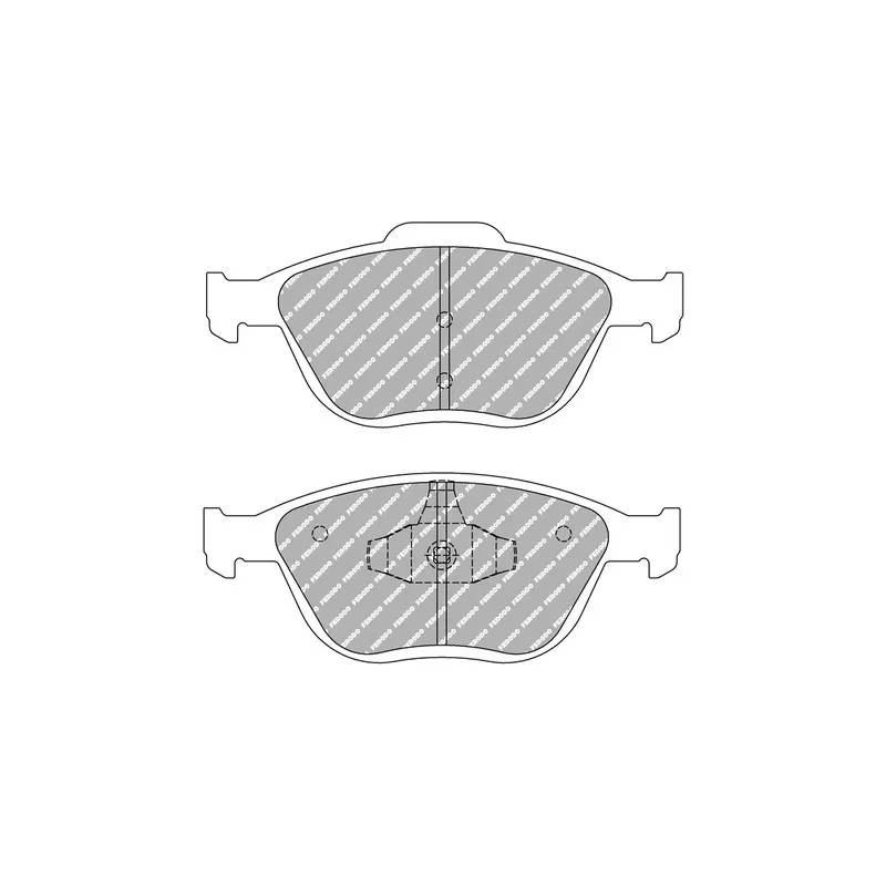 Jeu de 4 plaquettes de frein avant FERODO RACING FCP1568H