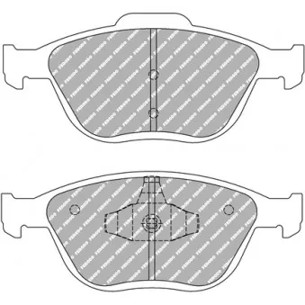 Jeu de 4 plaquettes de frein avant FERODO RACING FCP1568R