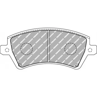 Jeu de 4 plaquettes de frein avant FERODO RACING FCP1573H