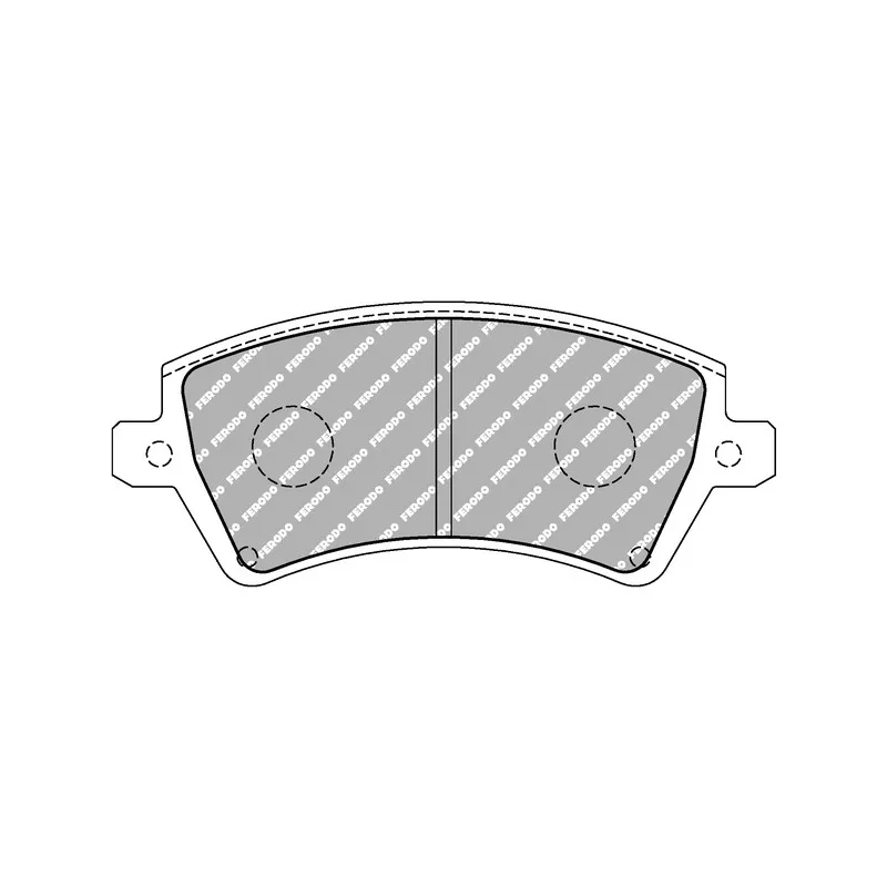 Jeu de 4 plaquettes de frein avant FERODO RACING FCP1573H