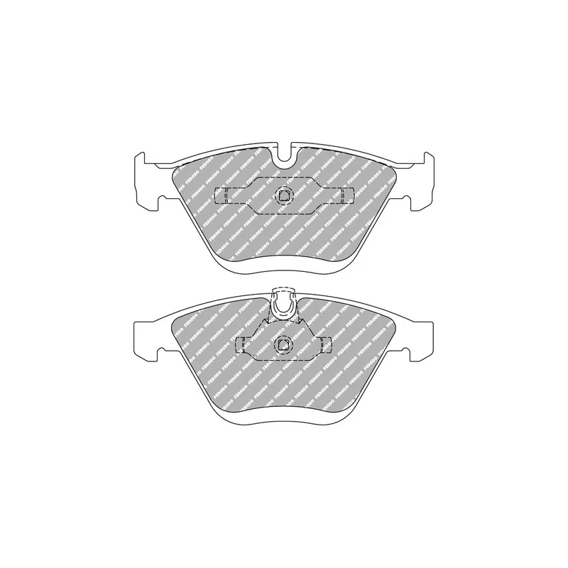 Jeu de 4 plaquettes de frein avant FERODO RACING FCP1628R