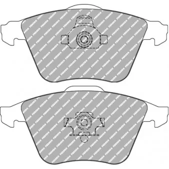 Jeu de 4 plaquettes de frein avant FERODO RACING FCP1629H