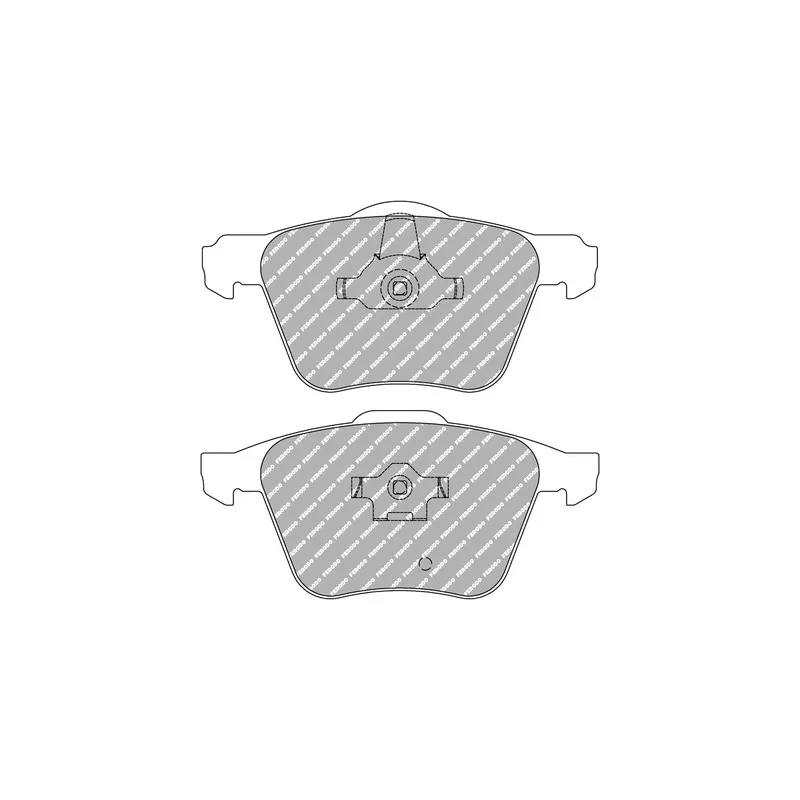Jeu de 4 plaquettes de frein avant FERODO RACING FCP1631H