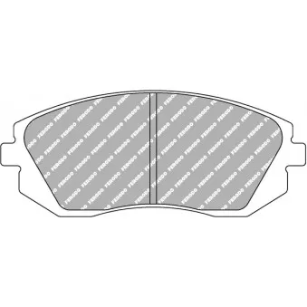 Jeu de 4 plaquettes de frein avant FERODO RACING FCP1639H