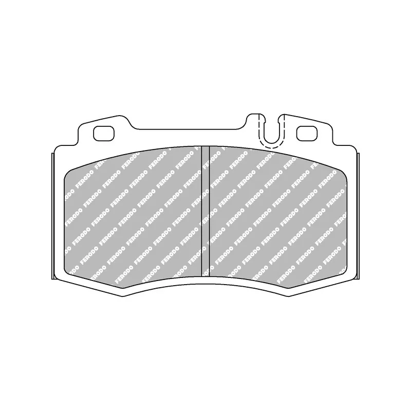 Jeu de 4 plaquettes de frein avant FERODO RACING FCP1661H