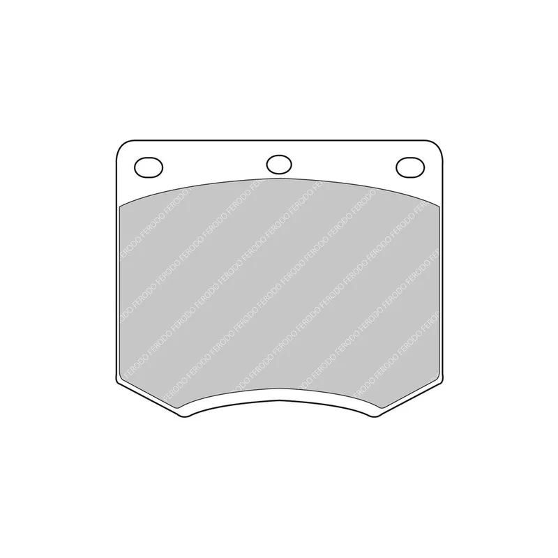 Jeu de 4 plaquettes de frein avant FERODO RACING FCP167W