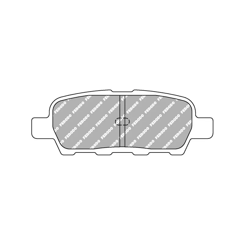 Jeu de 4 plaquettes de frein arrière FERODO RACING FCP1693H