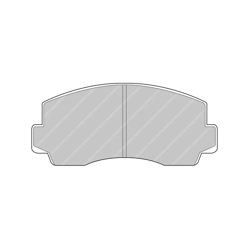 Jeu de 4 plaquettes de frein avant FERODO RACING FCP170C