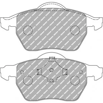 Jeu de 4 plaquettes de frein avant FERODO RACING FCP1717H