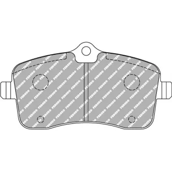 Jeu de 4 plaquettes de frein avant FERODO RACING FCP1725R