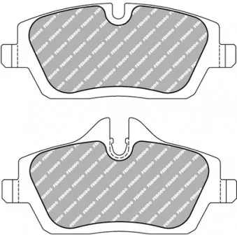 Jeu de 4 plaquettes de frein avant FERODO RACING FCP1747H