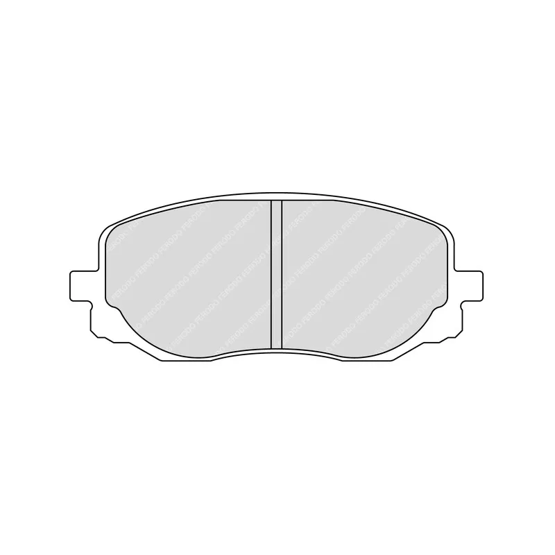 Jeu de 4 plaquettes de frein avant FERODO RACING FCP1783R