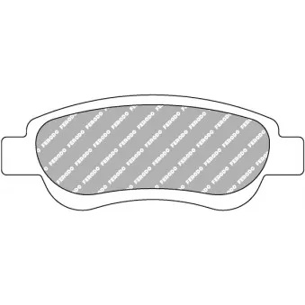 Jeu de 4 plaquettes de frein avant FERODO RACING FCP1790H