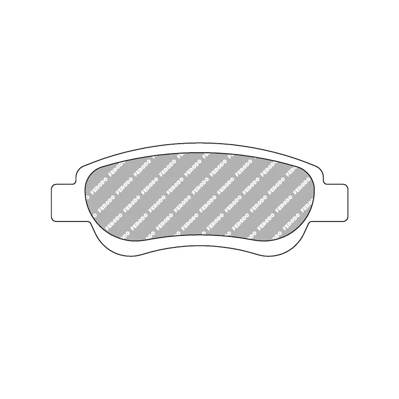 Jeu de 4 plaquettes de frein avant FERODO RACING FCP1790H