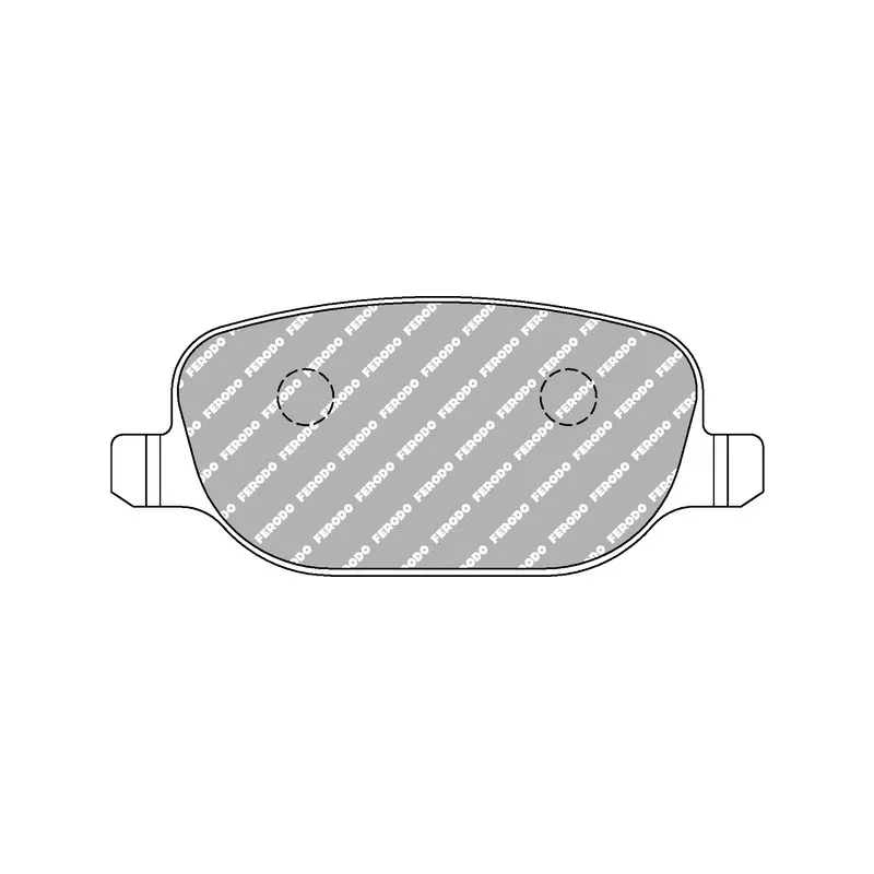 Jeu de 4 plaquettes de frein arrière FERODO RACING FCP1795H