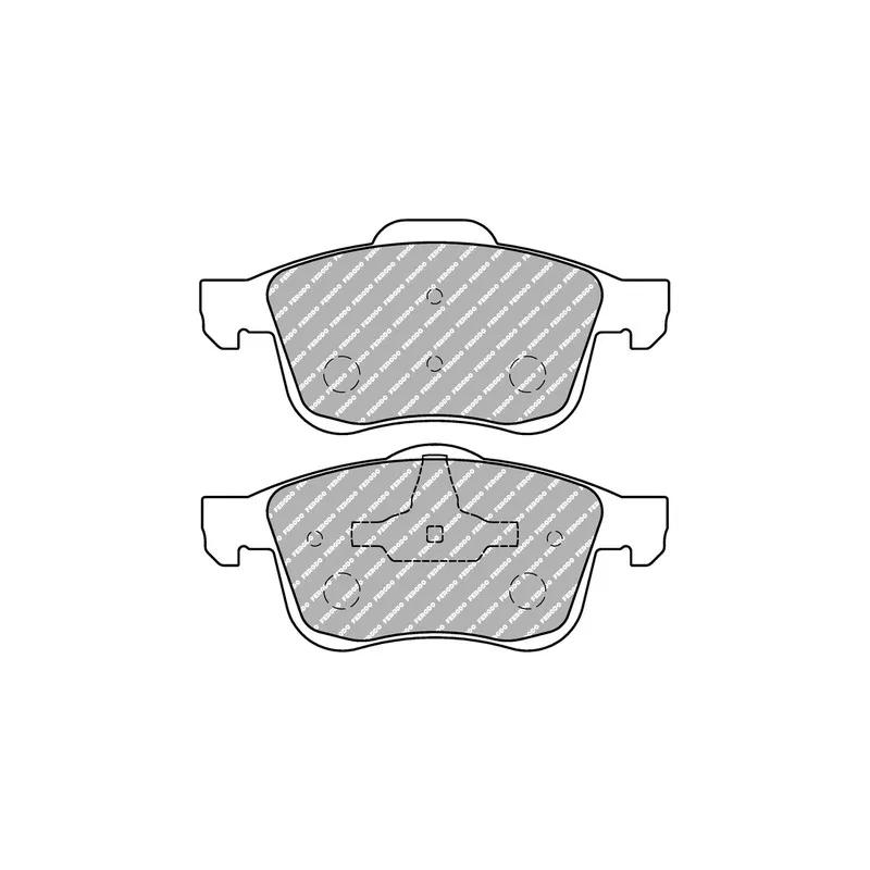 Jeu de 4 plaquettes de frein avant FERODO RACING FCP1805H