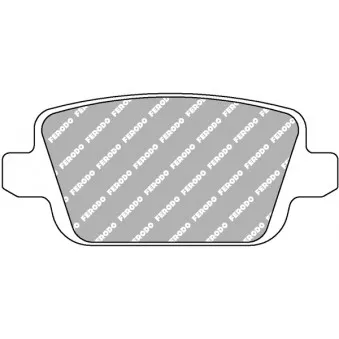 Jeu de 4 plaquettes de frein arrière FERODO RACING FCP1917H