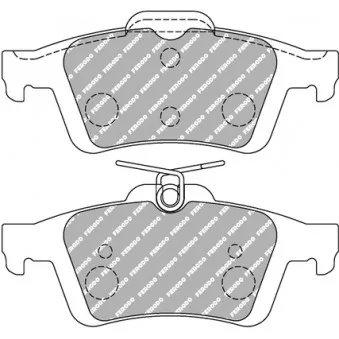 Jeu de 4 plaquettes de frein arrière FERODO RACING FCP1931H