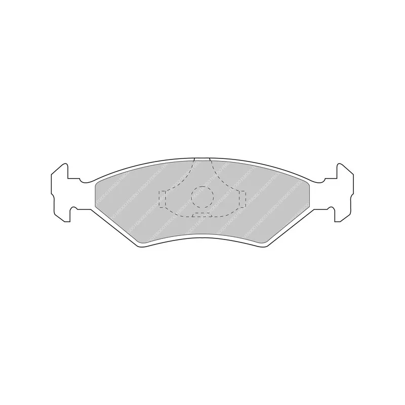 Jeu de 4 plaquettes de frein avant FERODO RACING FCP206Z