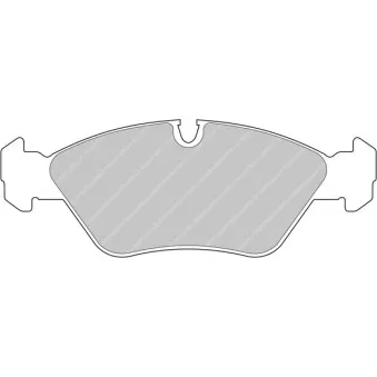 Jeu de 4 plaquettes de frein avant FERODO RACING FCP256R