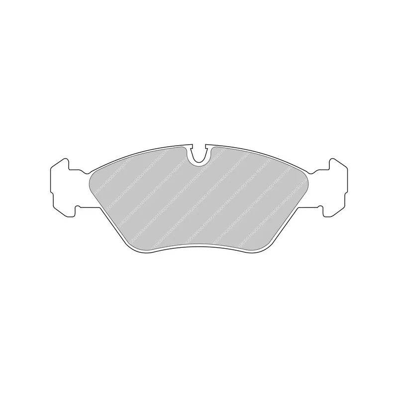 Jeu de 4 plaquettes de frein avant FERODO RACING FCP256R