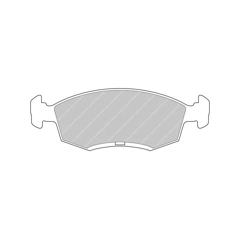 Jeu de 4 plaquettes de frein avant FERODO RACING FCP276R