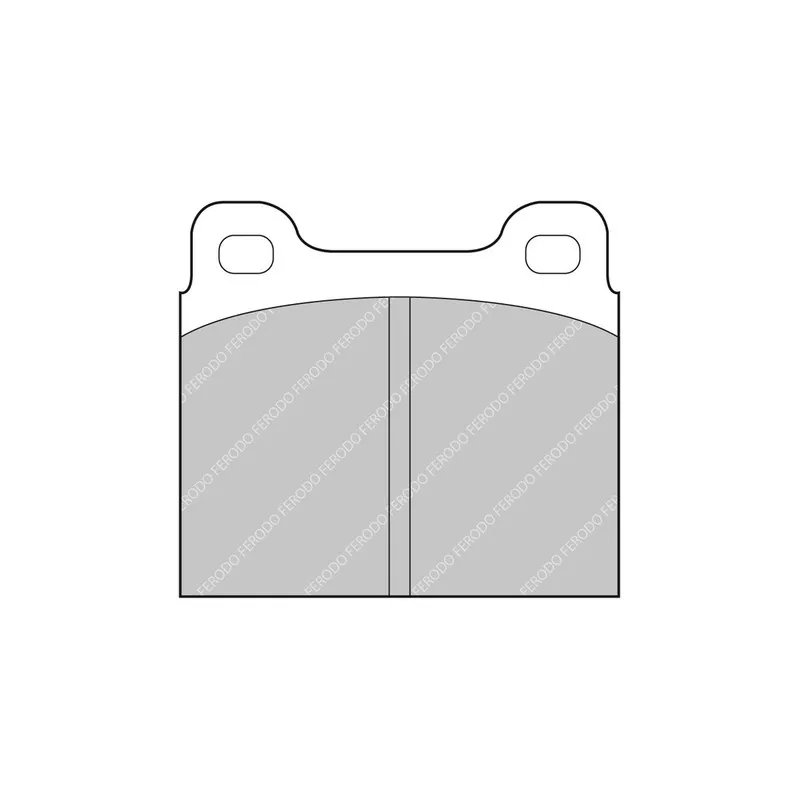 Jeu de 4 plaquettes de frein avant FERODO RACING FCP2W