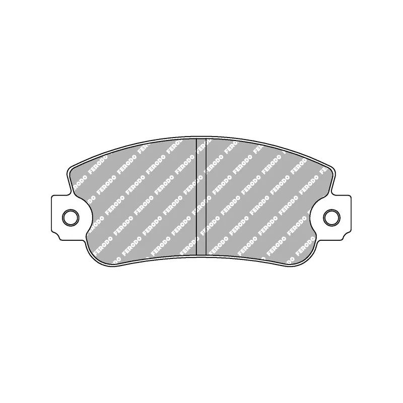 Jeu de 4 plaquettes de frein arrière FERODO RACING FCP360H