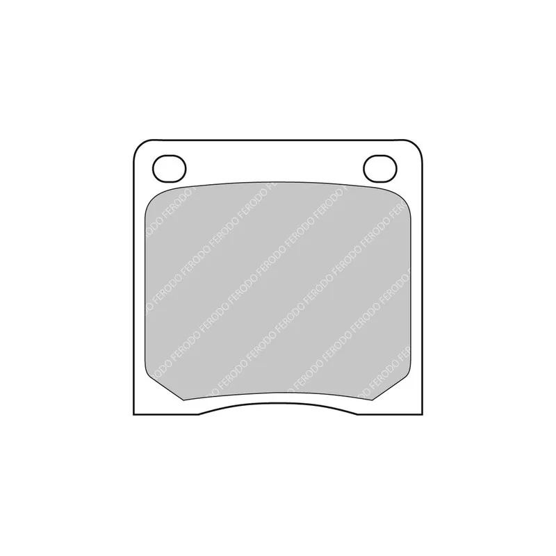 Jeu de 4 plaquettes de frein avant FERODO RACING FCP39C