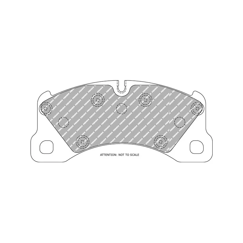Jeu de 4 plaquettes de frein avant FERODO RACING FCP4064H