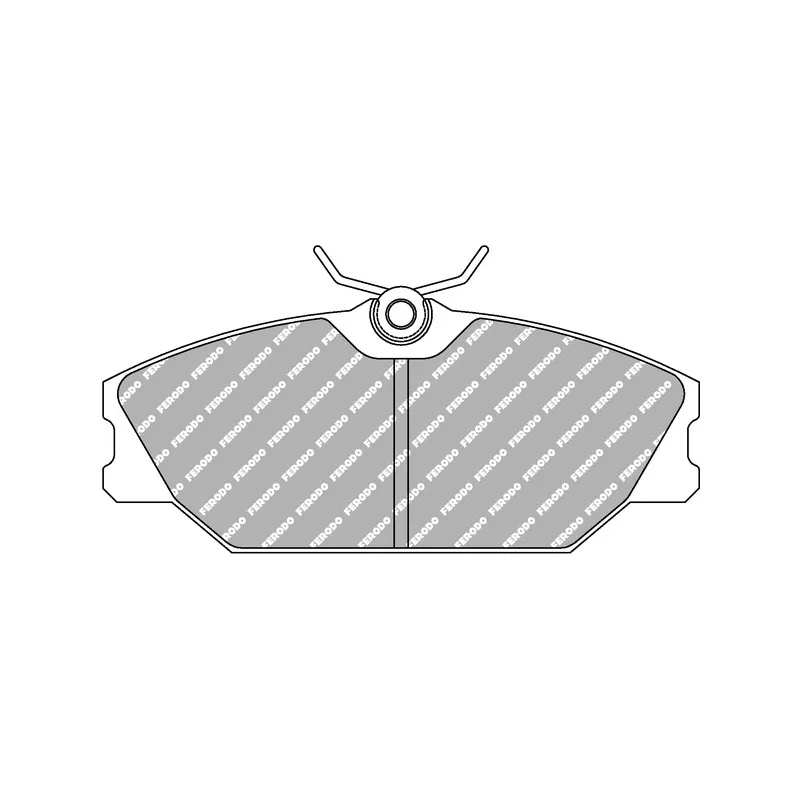 Jeu de 4 plaquettes de frein avant FERODO RACING FCP406R