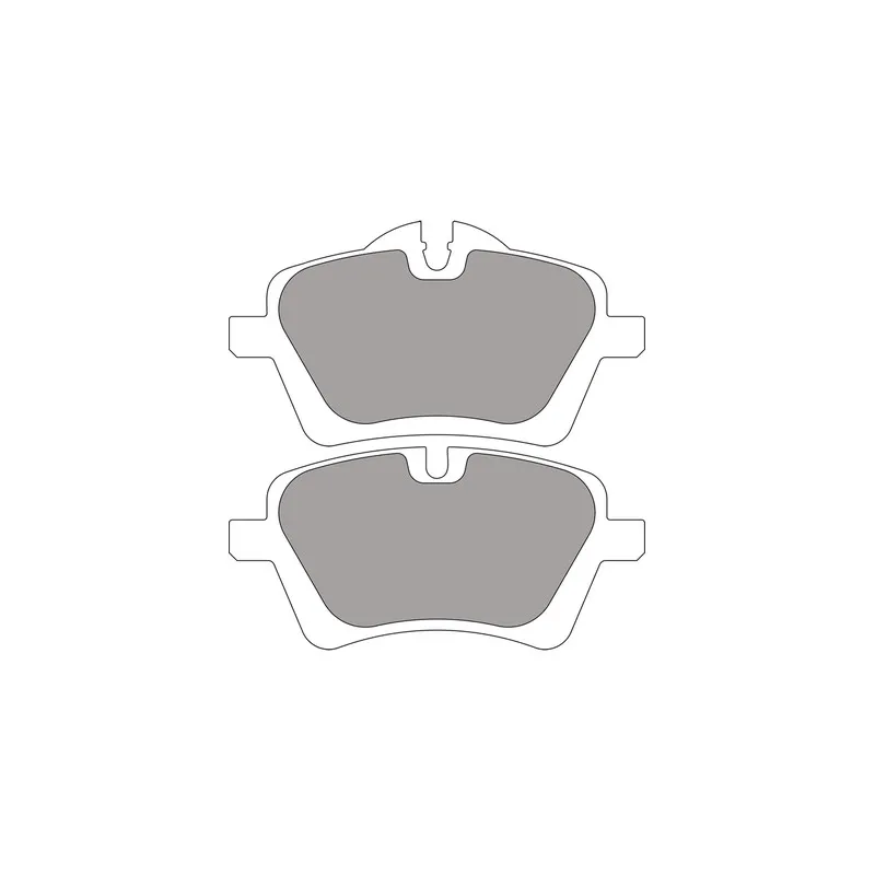 Jeu de 4 plaquettes de frein avant FERODO RACING FCP4080H
