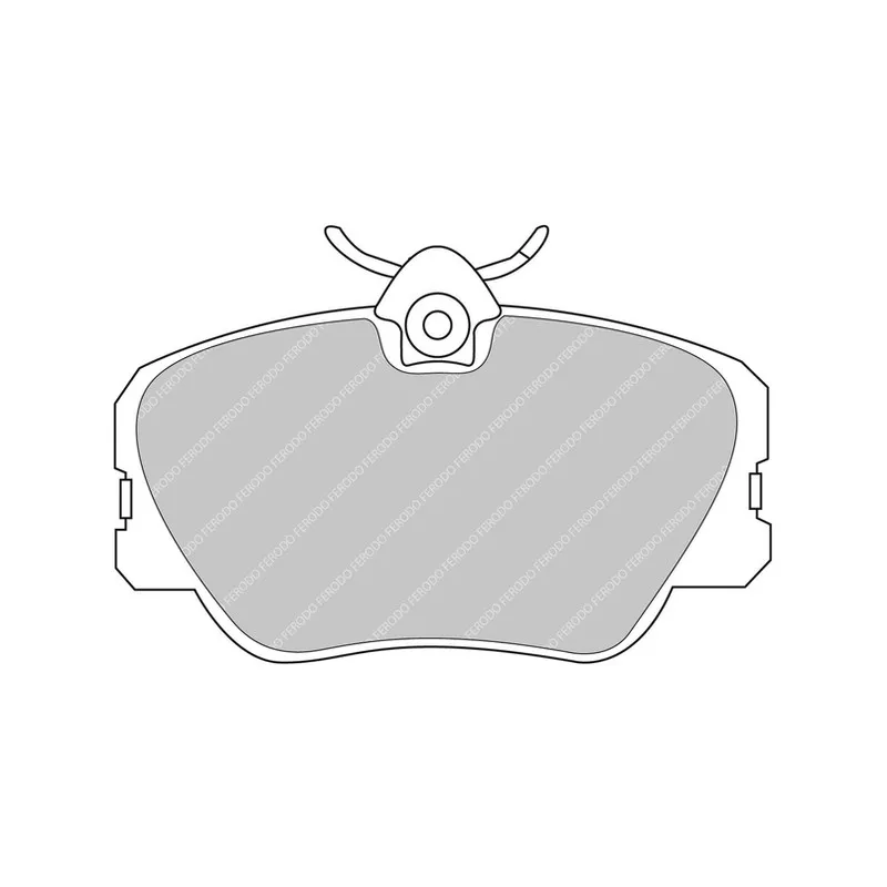 Jeu de 4 plaquettes de frein avant FERODO RACING FCP415R
