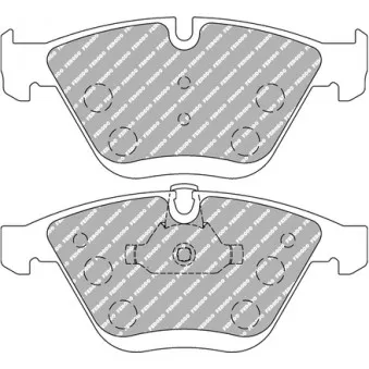 Jeu de 4 plaquettes de frein avant FERODO RACING FCP4191H