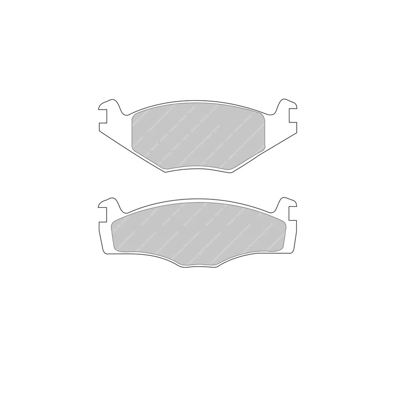 Jeu de 4 plaquettes de frein avant FERODO RACING FCP419H