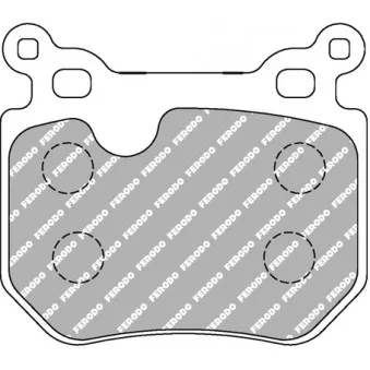 Jeu de 4 plaquettes de frein arrière FERODO RACING FCP4217Z