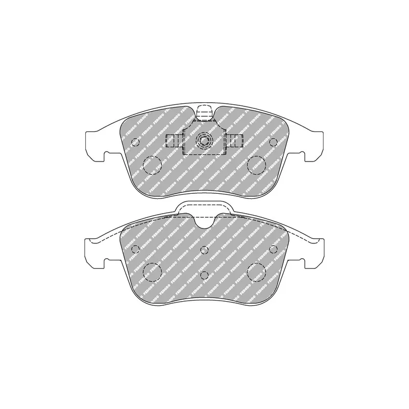 Jeu de 4 plaquettes de frein avant FERODO RACING FCP4249H