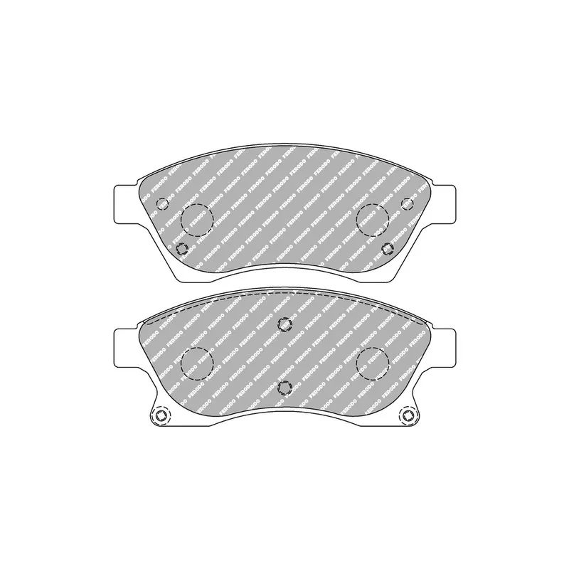 Jeu de 4 plaquettes de frein avant FERODO RACING FCP4262W