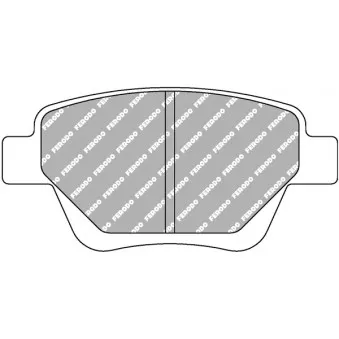 Jeu de 4 plaquettes de frein arrière FERODO RACING FCP4316R