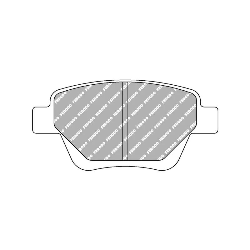 Jeu de 4 plaquettes de frein arrière FERODO RACING FCP4316R