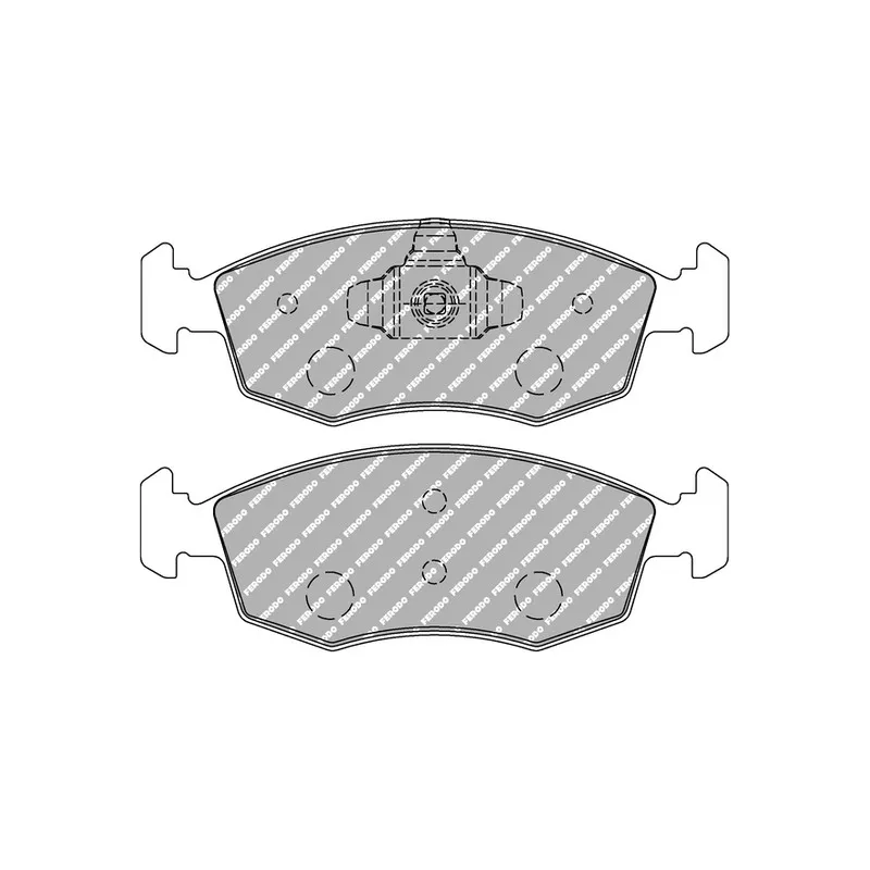 Jeu de 4 plaquettes de frein avant FERODO RACING FCP4353H