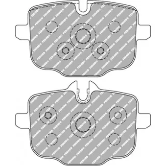 Jeu de 4 plaquettes de frein arrière FERODO RACING FCP4381H
