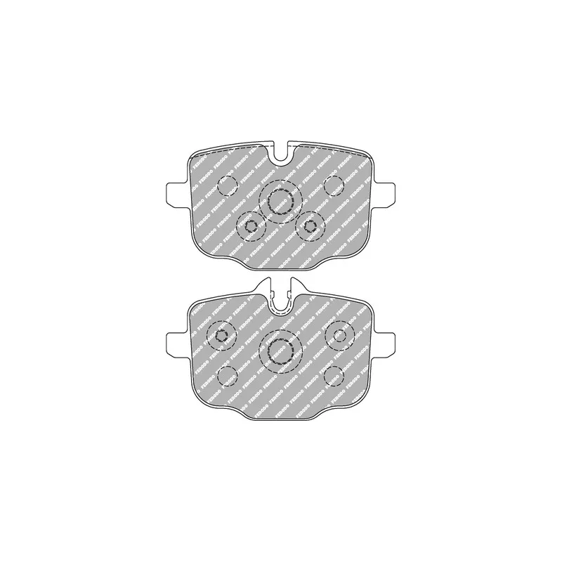 Jeu de 4 plaquettes de frein arrière FERODO RACING FCP4381H