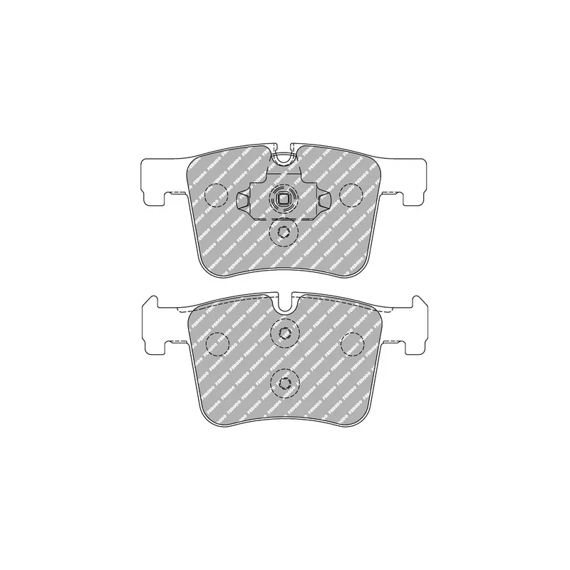 Jeu de 4 plaquettes de frein avant FERODO RACING FCP4394H