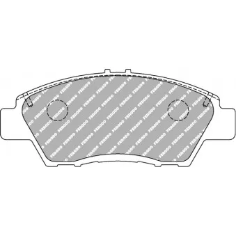 Jeu de 4 plaquettes de frein avant FERODO RACING FCP4404H