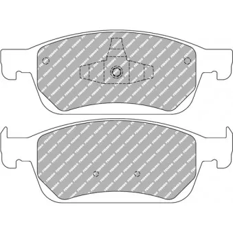 Jeu de 4 plaquettes de frein avant FERODO RACING FCP4416H